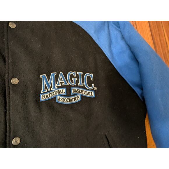 Logo Athletic VTG Orlando Magic Blue Mens XL Varsity Style Jacket - Picture 5 of 9